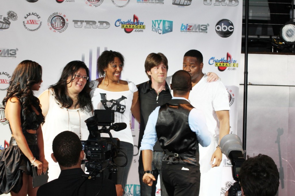 Janifer at the award ceremony